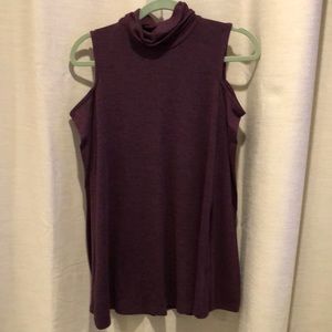 Cold shoulder maternity sweater